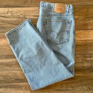 Levi’s 550 42x30 Denim Jeans Regular Fit Blue Denim Cotton